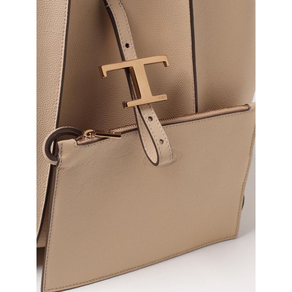Tod's Shoulder Bag Woman Beige - Picture 3 of 4